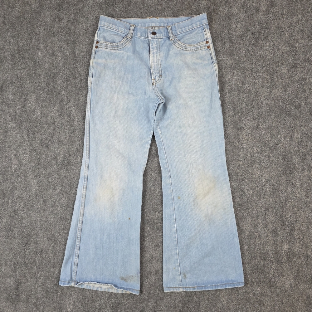 JCPenney 100% Cotton Flare Jeans Light Wash 29 Petite NeoNostalgia
